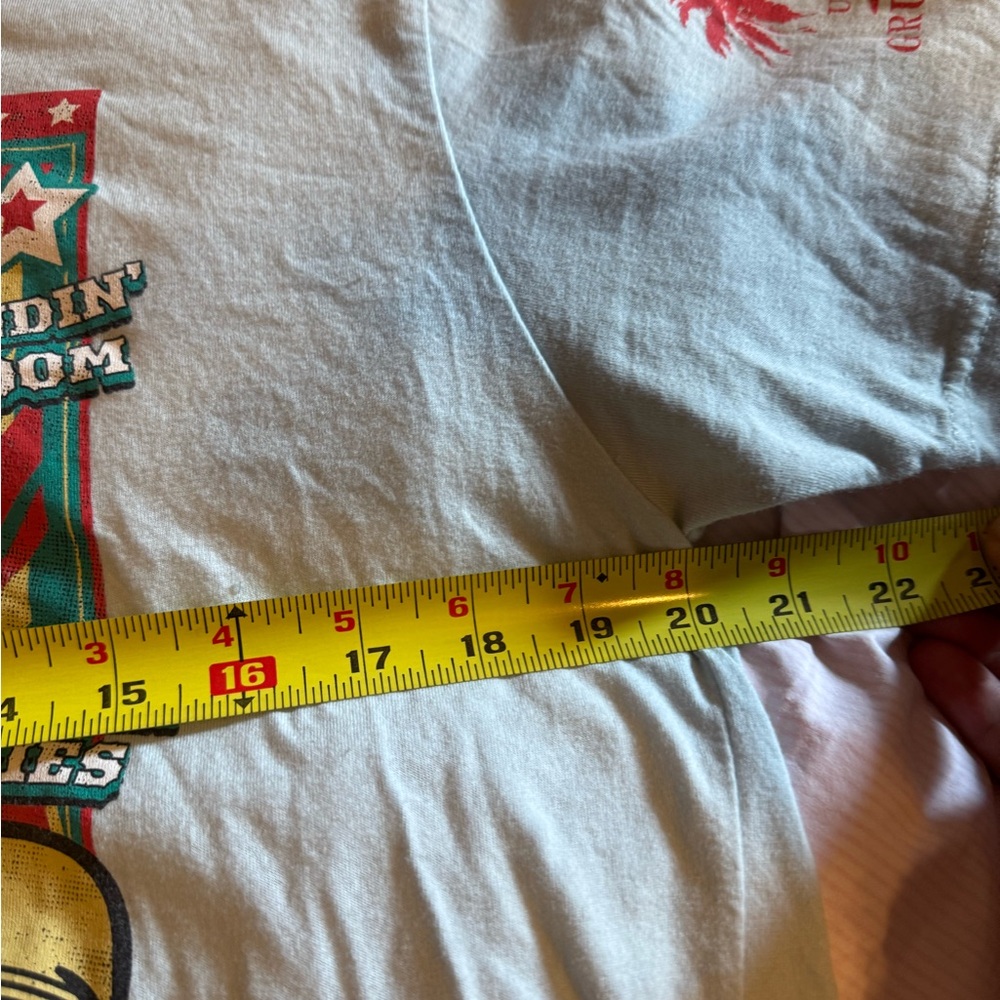 Grunt Style Patriotic Graphic Tee Shirt , Light Blue, Size Large. - Picture 11 of 11